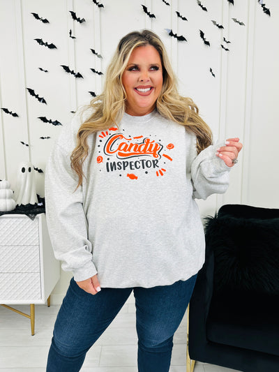 Candy Inspector Graphic Crewneck Sweatshirt