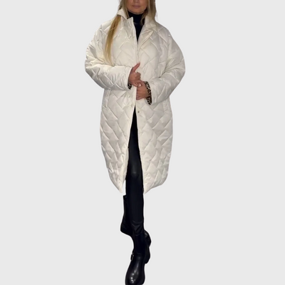 Reversible quilted coat
