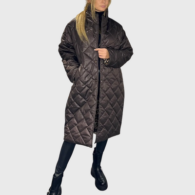 Reversible quilted coat