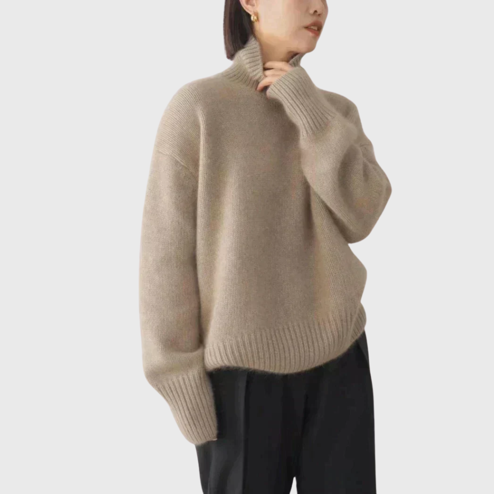 Isabella high neck in cashmere