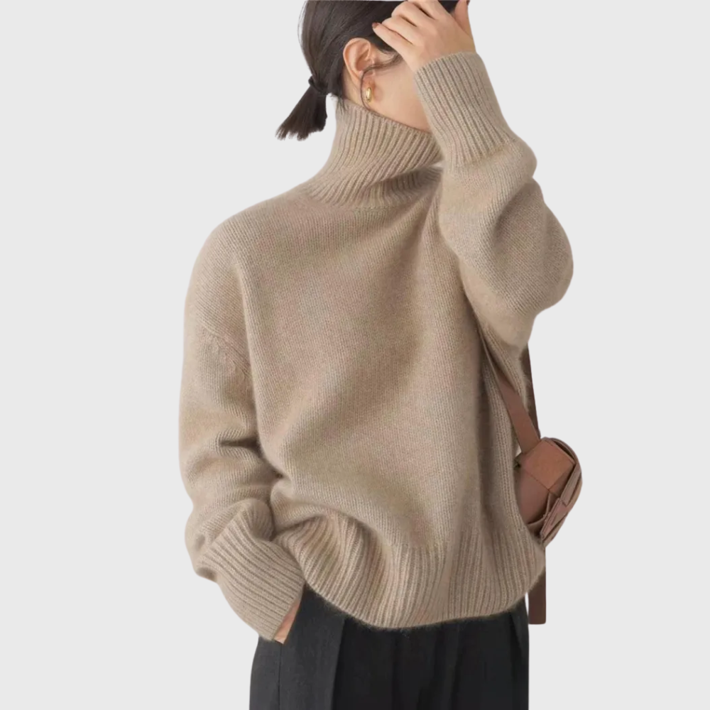 Isabella high neck in cashmere