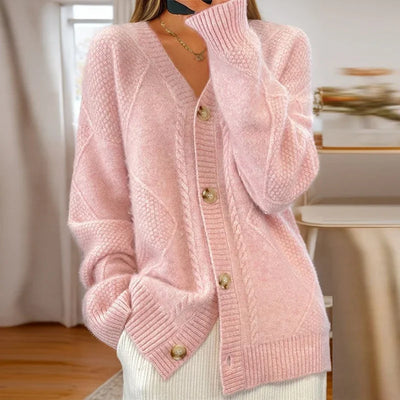 Éloise | Cozy Cable-Knit Cardigan