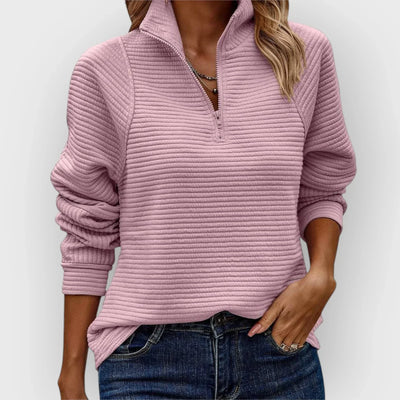 Teresa | Comfortable Half-Zip Sweater